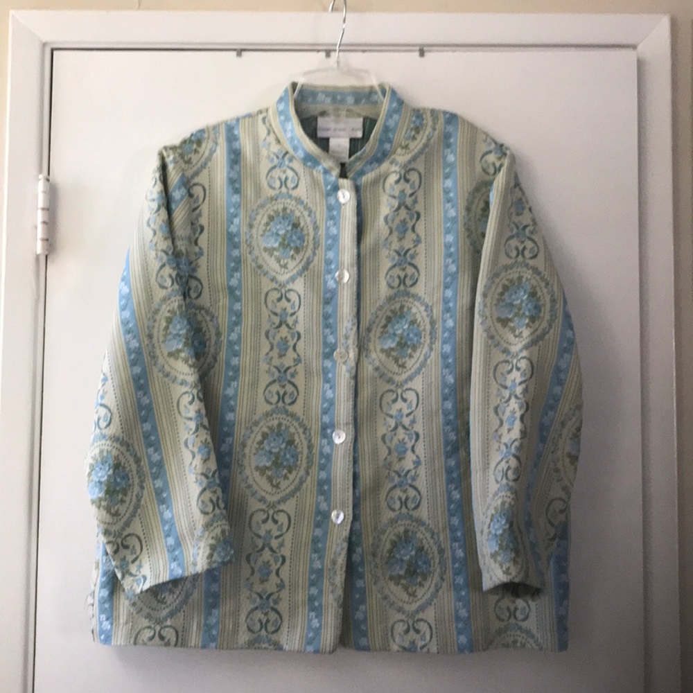 Susan Graver Embroidered Jacket